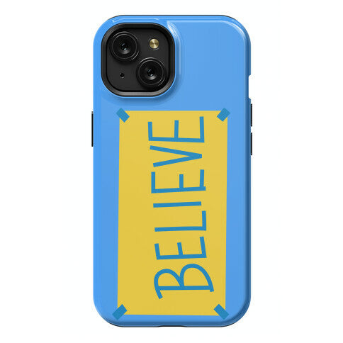 Believe Locker Room Poster Phone Case