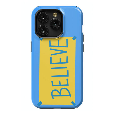 Believe Locker Room Poster Phone Case