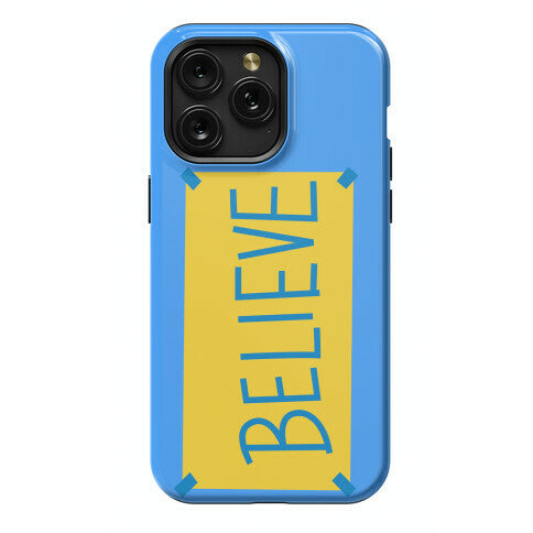 Believe Locker Room Poster Phone Case