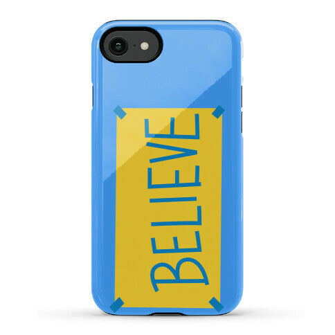 Believe Locker Room Poster Phone Case