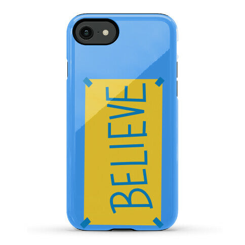 Believe Locker Room Poster Phone Case