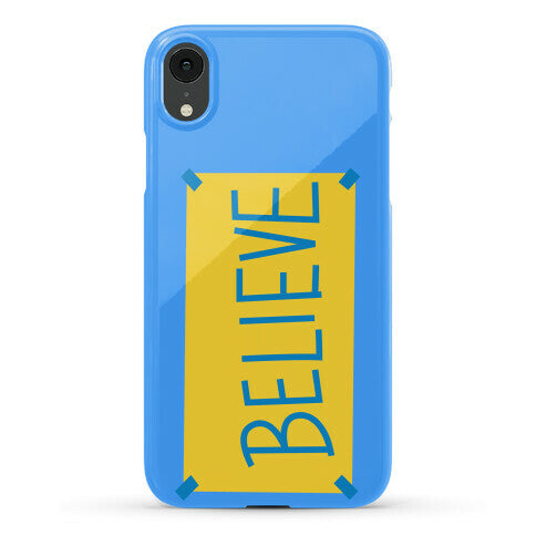 Believe Locker Room Poster Phone Case