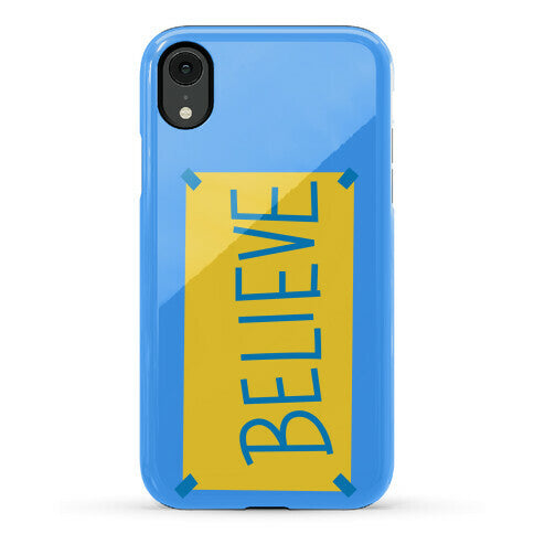 Believe Locker Room Poster Phone Case