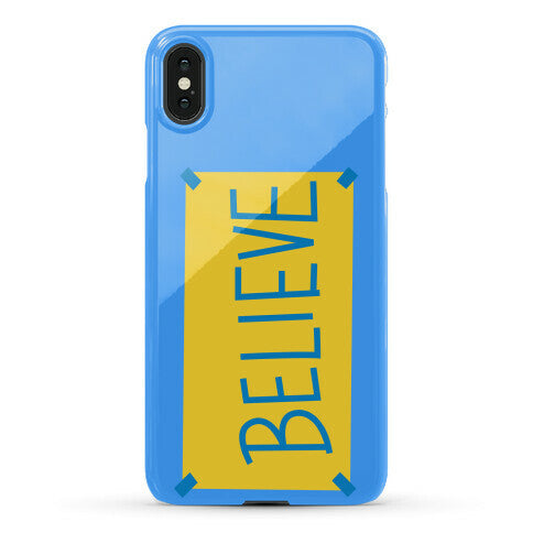 Believe Locker Room Poster Phone Case