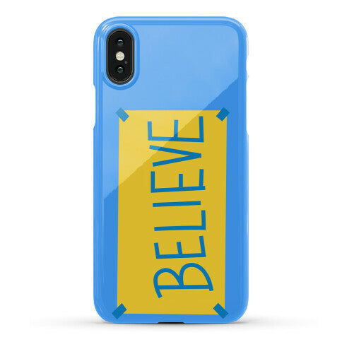 Believe Locker Room Poster Phone Case