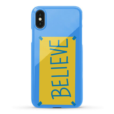 Believe Locker Room Poster Phone Case