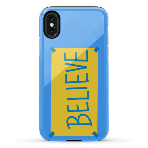 Believe Locker Room Poster Phone Case