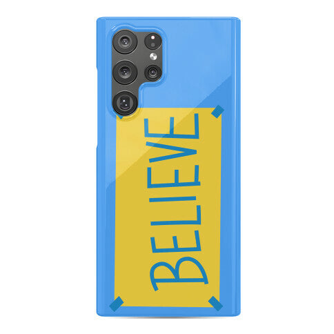 Believe Locker Room Poster Phone Case