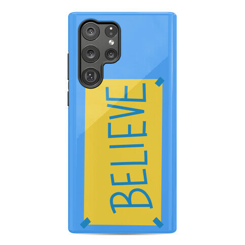 Believe Locker Room Poster Phone Case