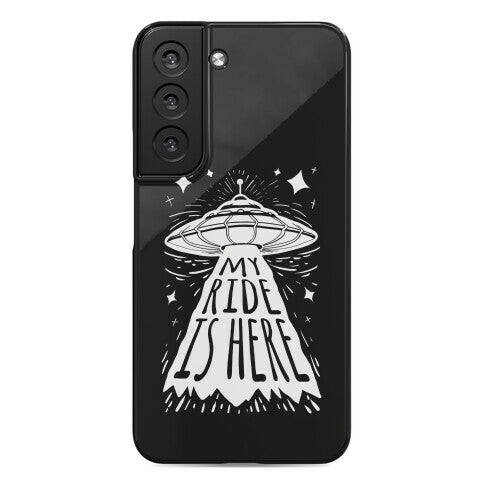 My ride Is Here Phone Case