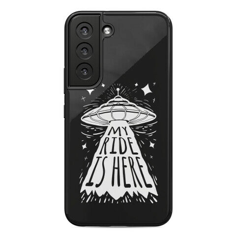 My ride Is Here Phone Case