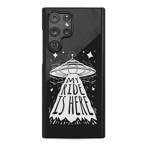 My ride Is Here Phone Case