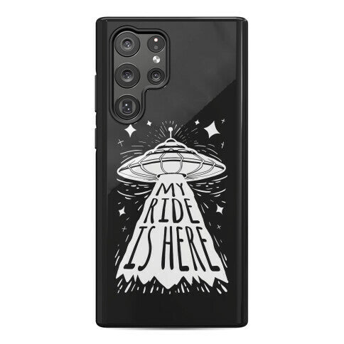 My ride Is Here Phone Case
