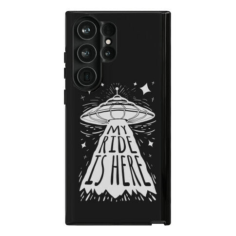 My ride Is Here Phone Case