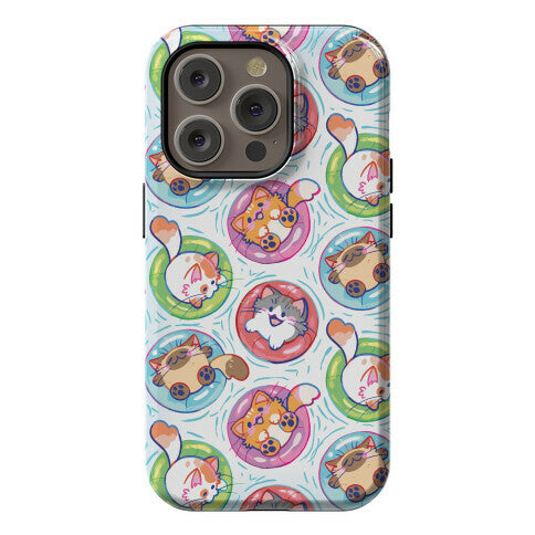 Pool Party Cats Phone Case