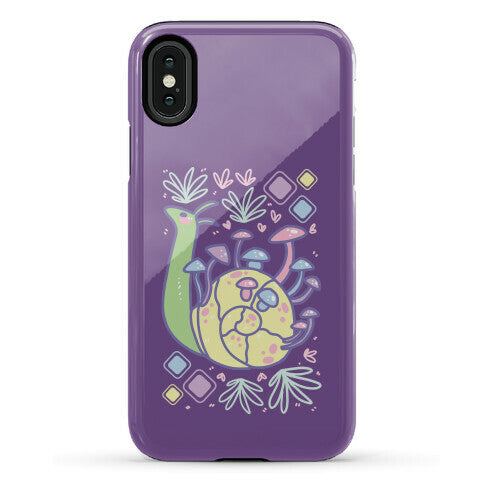 Pastel Mushroom Snail Phone Case