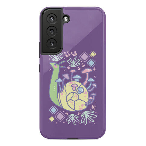 Pastel Mushroom Snail Phone Case