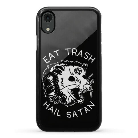 Eat Trash Hail Satan Possum Phone Case