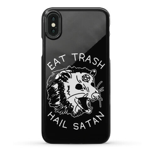 Eat Trash Hail Satan Possum Phone Case