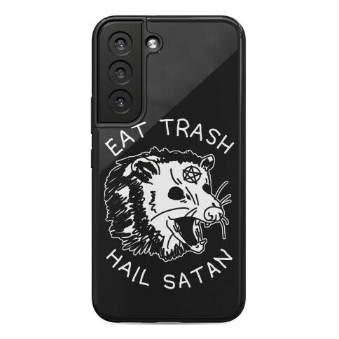 Eat Trash Hail Satan Possum Phone Case