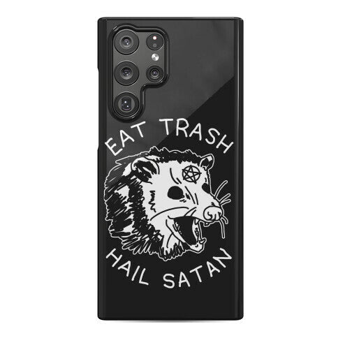 Eat Trash Hail Satan Possum Phone Case