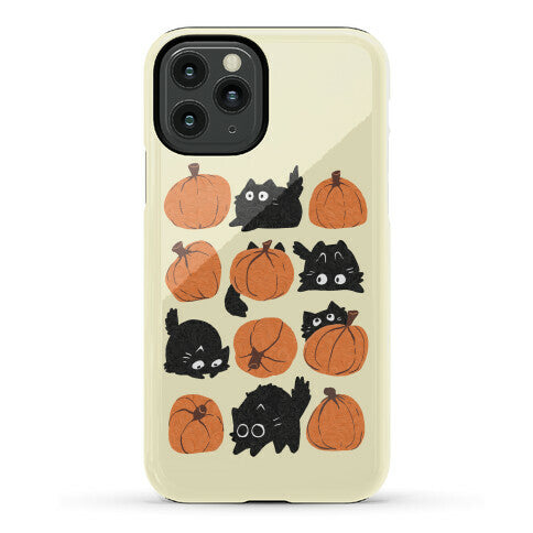 Pumpkin Cats Phone Case