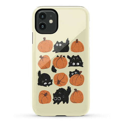 Pumpkin Cats Phone Case
