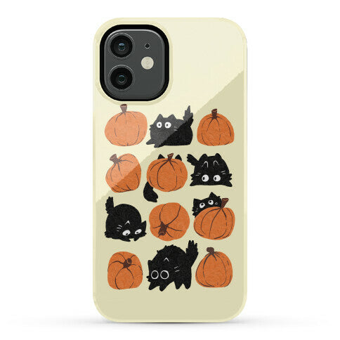 Pumpkin Cats Phone Case