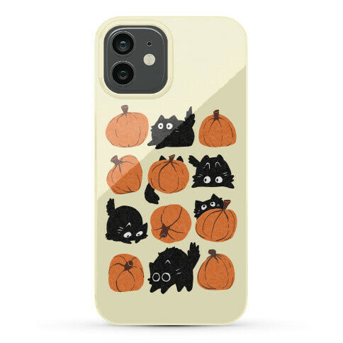Pumpkin Cats Phone Case