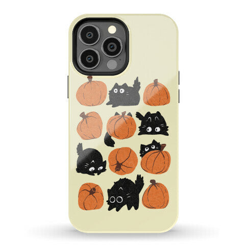 Pumpkin Cats Phone Case