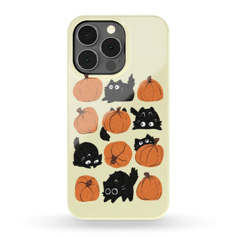 Pumpkin Cats Phone Case