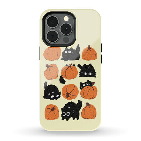 Pumpkin Cats Phone Case