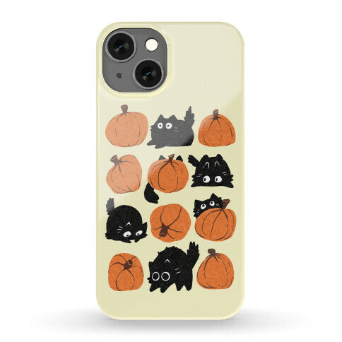 Pumpkin Cats Phone Case