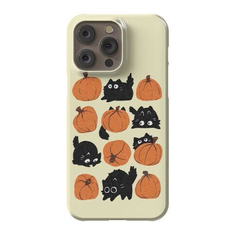Pumpkin Cats Phone Case