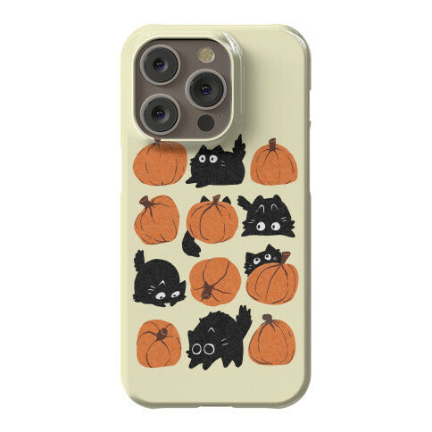 Pumpkin Cats Phone Case