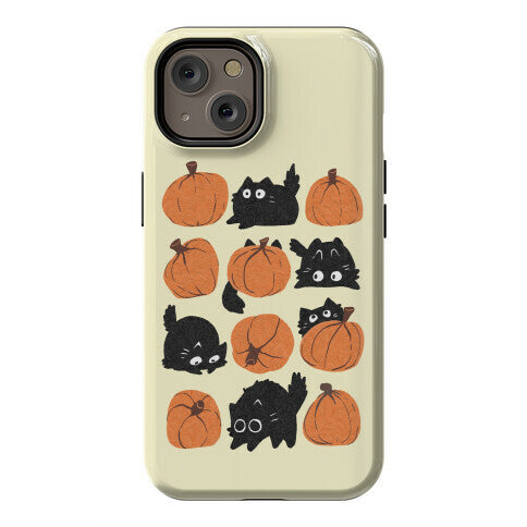 Pumpkin Cats Phone Case