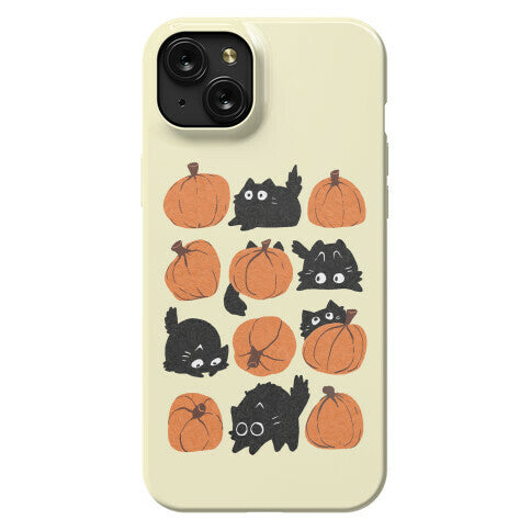 Pumpkin Cats Phone Case