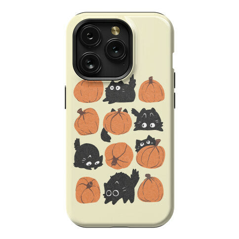 Pumpkin Cats Phone Case