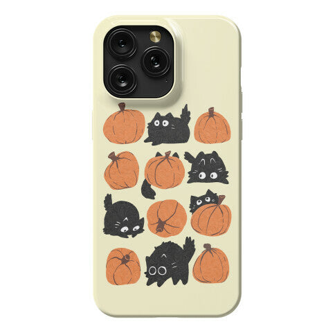 Pumpkin Cats Phone Case