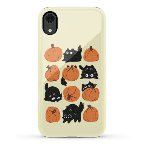 Pumpkin Cats Phone Case