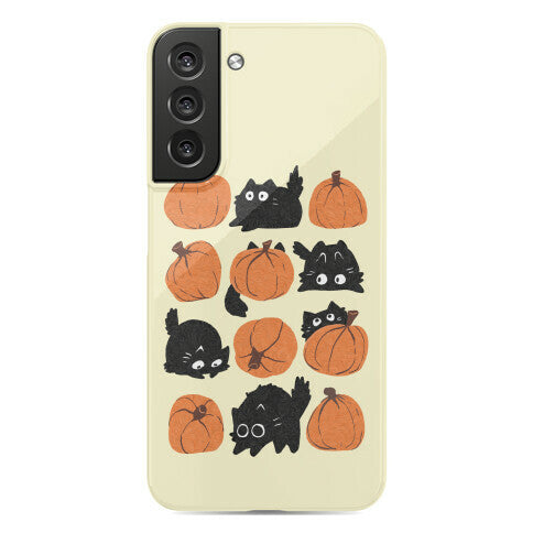 Pumpkin Cats Phone Case