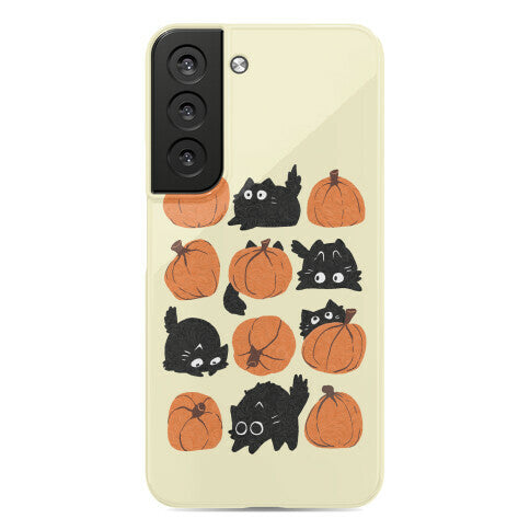 Pumpkin Cats Phone Case