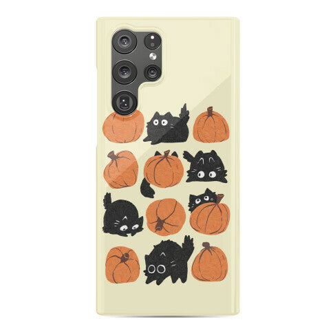 Pumpkin Cats Phone Case
