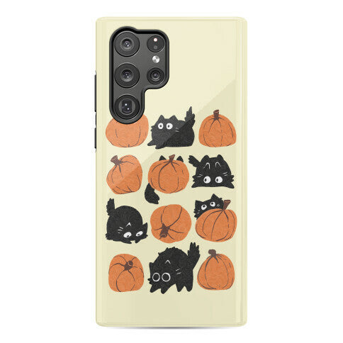 Pumpkin Cats Phone Case