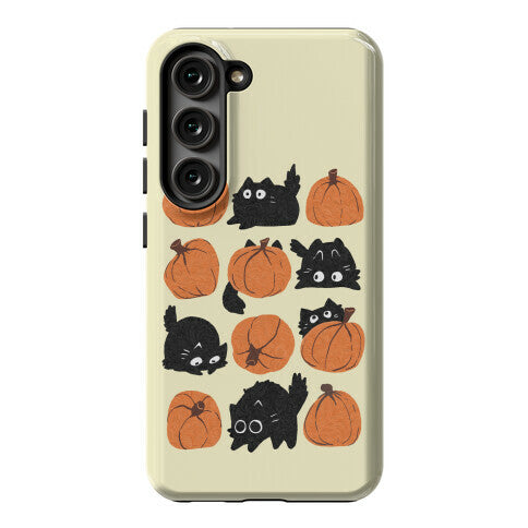 Pumpkin Cats Phone Case