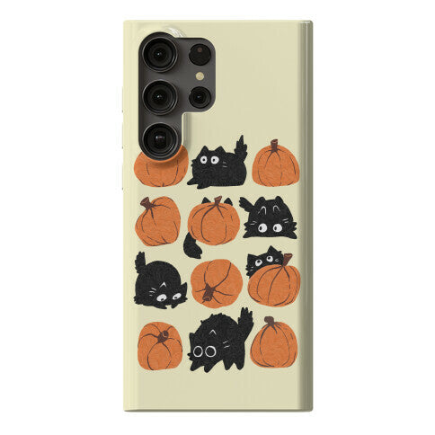 Pumpkin Cats Phone Case