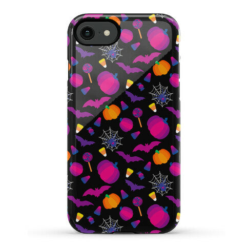 Bisexual Pride Halloween Pattern Phone Case
