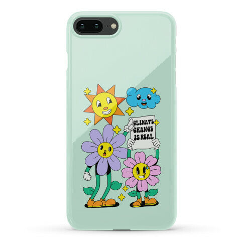 Climate Change Is Real Cartoon Phone Case