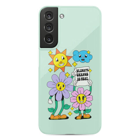 Climate Change Is Real Cartoon Phone Case