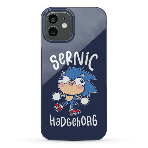 Derpy Sonic Sernic Hadgehorg Phone Case